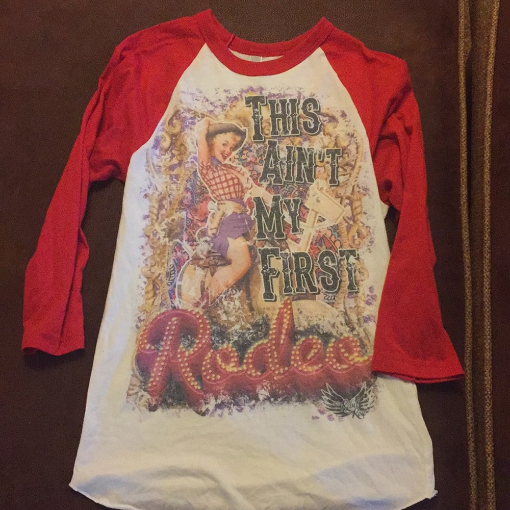 3/4 length sleeve tee